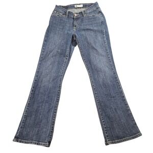 Levi 529 Jeans Womens 29 Blue Curvy Boot Cut Stretch Denim Casual Western Boho